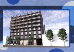 Rendering of 1411 South Flower Street (Housing Diversity Corporation)