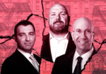 Alpha Realty’s Lev Mavashev, Ariel Property Advisors’ Shimon Shkury, and CHIP’s Jay Martin (Getty; Illustration by The Real Deal)