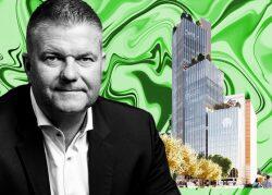 Skanska CEO Anders Danielsson and 1550 on the Green (Skanksa)