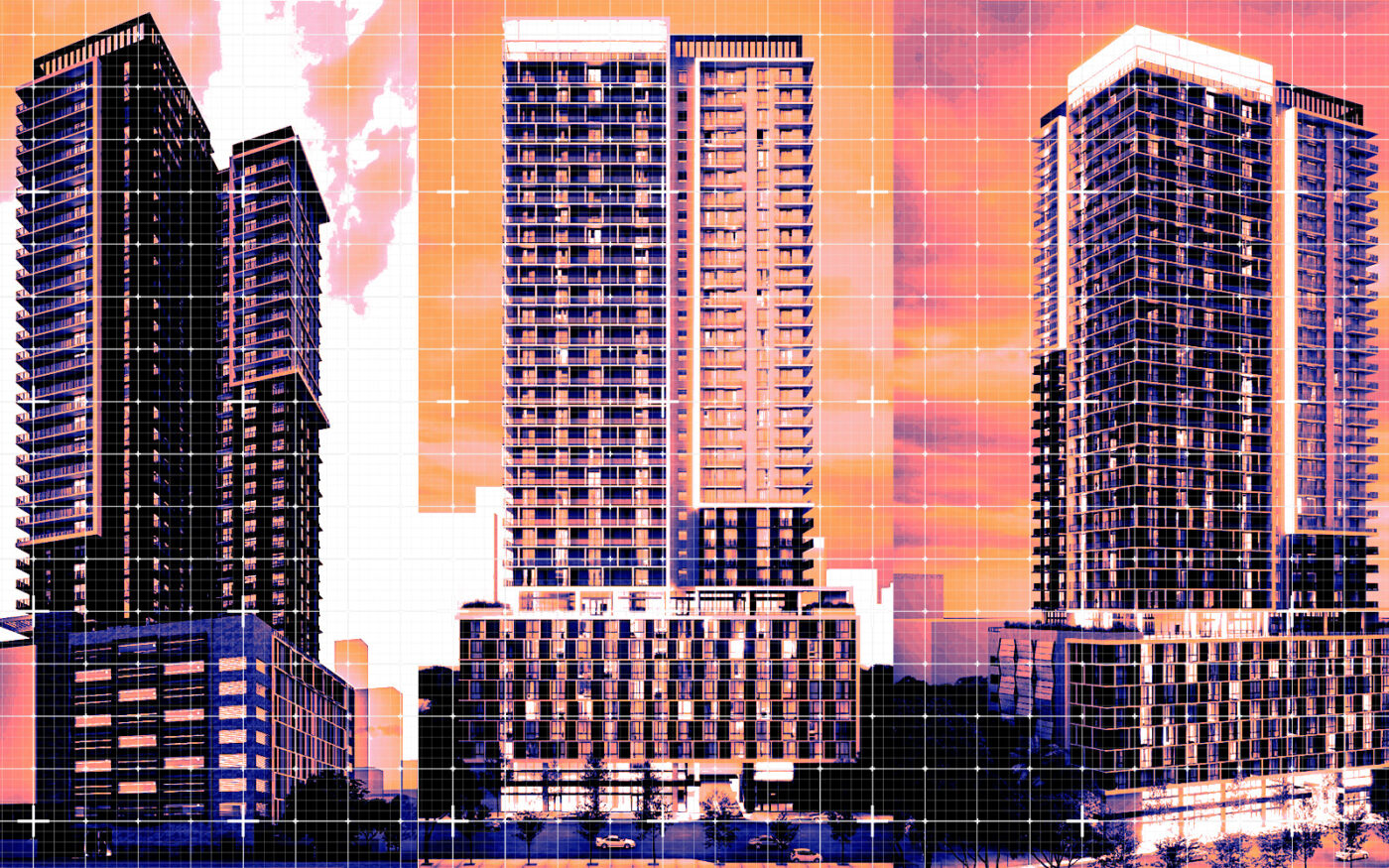 <p>Renderings of the project called Sense 22 in Miami’s Edgewater (Getty, Anillo. Toledo. Lopez)</p>