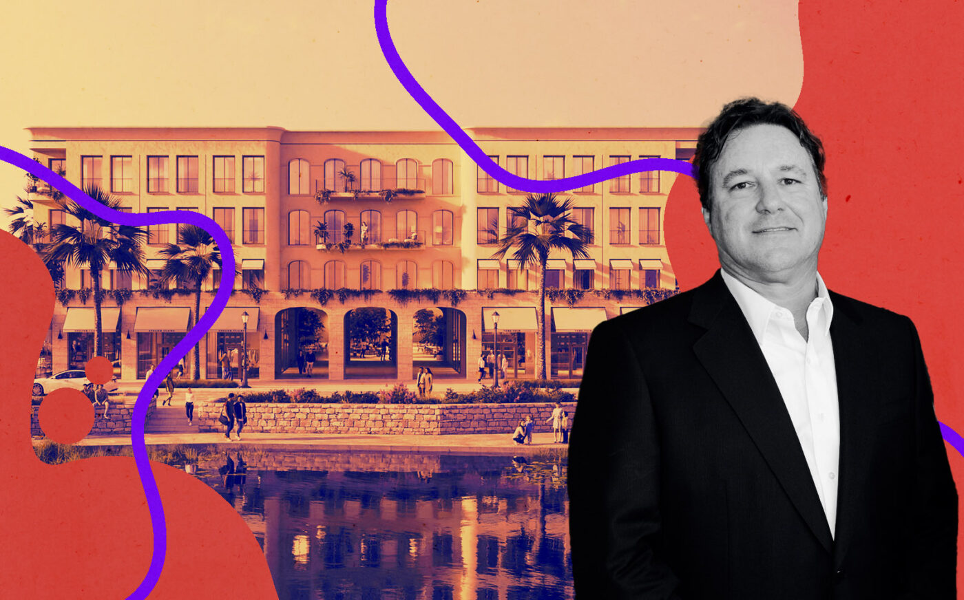 Rendering of mixed-use Marketplace project; developer Mark Bellissimo (Wellington Lifestyle Partners, Getty)