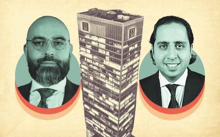 Empire Capital’s Josh Rahmani and Ebi Khalili; 1330 Avenue of Americas (Empire Capital, Getty, 1330 Avenue of the Americas)