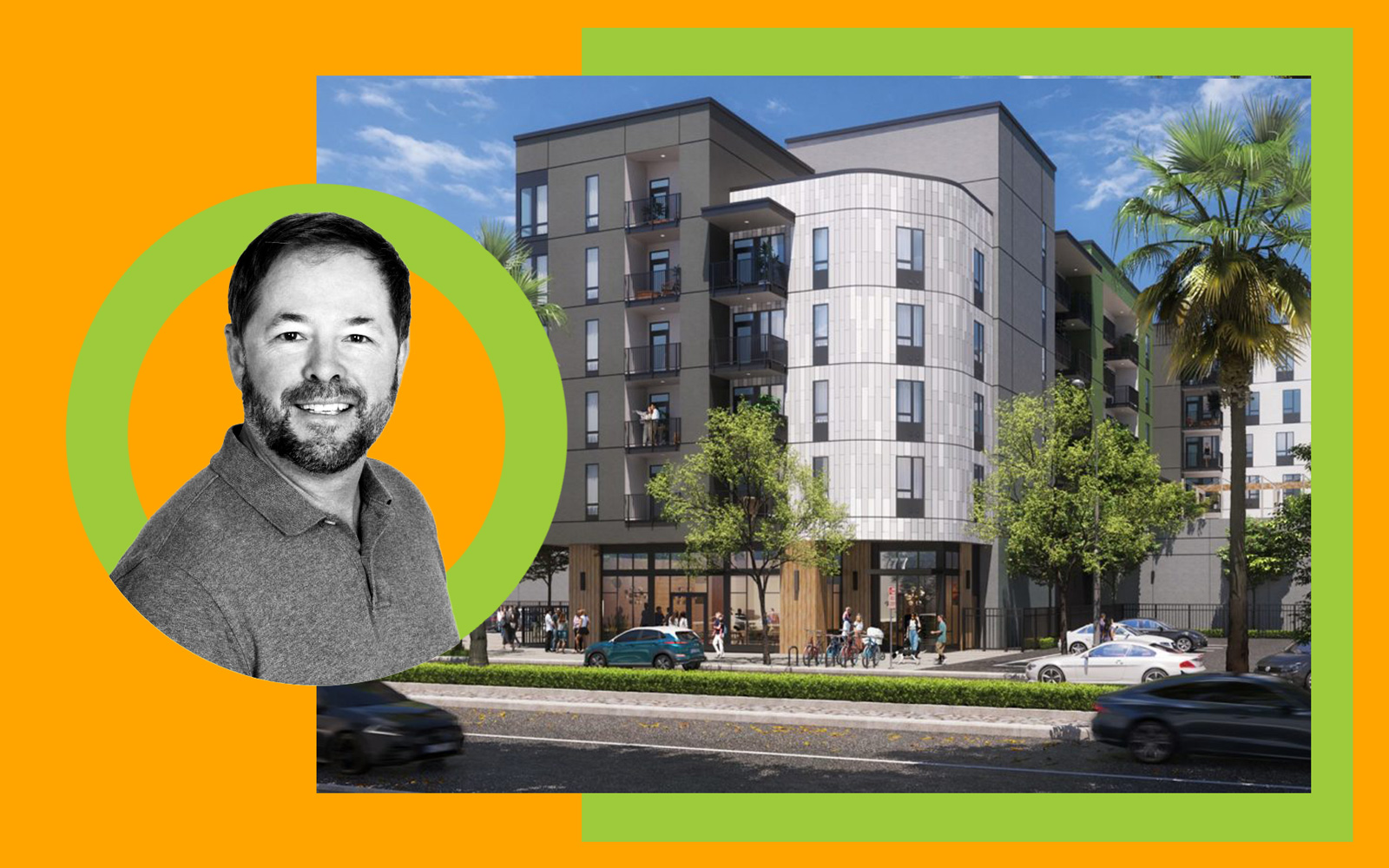 Danco Group's Chris Dart and 777 West San Carlos Street in San Jose