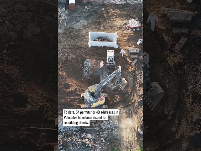 Los Angeles makes slow progress on rebuilding after the Palisades and Eaton fires