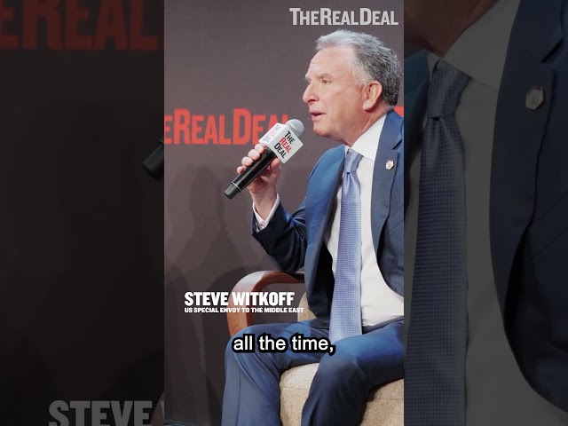 Steve Witkoff on real estate and politics #shorts