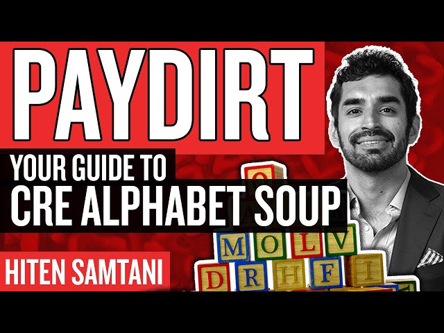 A guide to the most common acronyms used in CRE finance today - Paydirt