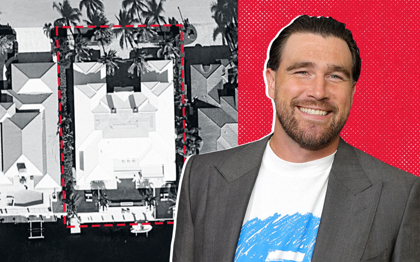 Travis Kelce Rents House in Royal Palm Yacht & Country Club