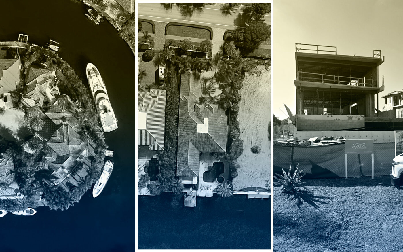 2388 Northeast 30 Court in Lighthouse Point, 2348 South Ocean Boulevard in Highland Beach and 316 North Ocean Boulevard in Delray Beach